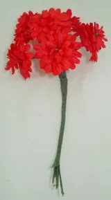 Artifical Flower Daisy Red (AF02)