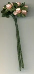 Artifical Flower Mini Bud Apricot (AF19)