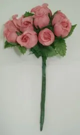 Artifical Flower Rosebud Dusty Pink (AF11)
