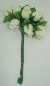 Artifical Flower Rosebud Lemon (AF13)