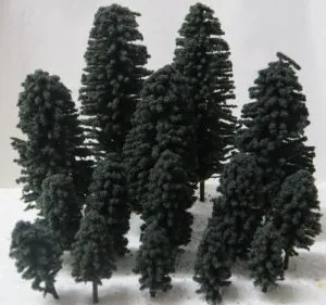 Artificial Cedar Trees, Approximately 19-50mm Wide (AT03)
