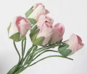 Artificial Flower Large Rose Buds (AF22)