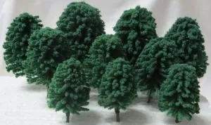 Artificial Forest Trees, Approximately 25-64mm Wide (AT01)