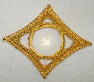 Base Plate/Stand Gold Plated, 55mm Length x 45mm Wide (SB04)