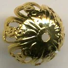 Bead Cap Finding, 11mm Diameter (F28B)