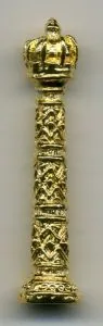Bell Handle Gold Plated, 55mm Length (BH5GP)