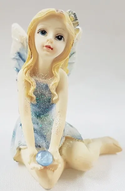 Birthstone Fairy Sitting, 50mm High (FAIBIR2OCT)