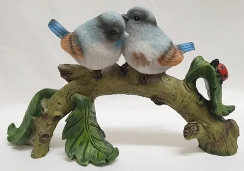 Blue Bird on Branch, 140mm Length x 80mm Height (SE55)