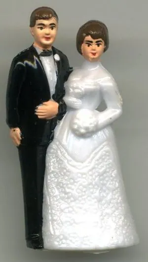 Bridal Couple 50mm, 50mm High (BC2)