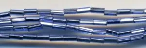 Bugle Bead S/L LT Sapphire 2 x 7mm, 2mm x 7mm Long (BB2002)