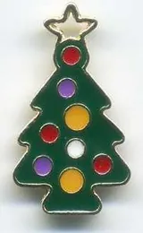 Charm Christmas Tree, 15mm Wide x 25mm Height (1.5cm x 2.5cm) (JCHA19)
