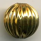 Corrugated Bead - Finding, 9mm (F200)