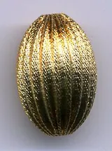 Corrugated Bead - Finding, 17mm High (F211)