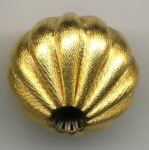 Corrugated Bead - Finding, 15mm Wide (F218)