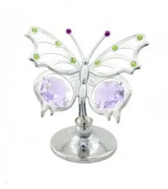 Crystocraft Mini Angel wing Butterfly, 55mm x 50mm ( 5.5cm x 5cm) (CRY02)