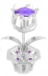 Crystocraft Tulip, 50mm x 35mm (5cm x 3.5cm) (CRY04)