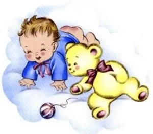 Decal - Baby Blue/Teddy A, 70mm long x 60mm wide (DL133A)