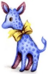Decal - Baby Toy Giraffe F, 25mm long x 20mm wide (DL128F)