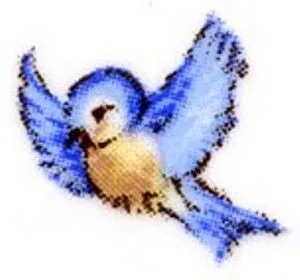 Decal - Blue Bird (DL87)