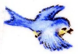 Decal - Blue Bird (DL88)