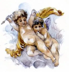Decal - Cherub A (DL36A)