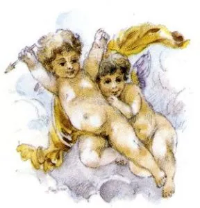 Decal - Cherub A (DL37A)