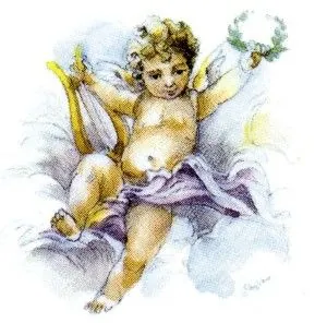 Decal - Cherub C (DL37C)
