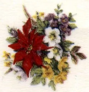 Decal - Christmas Bouquet (DL58)