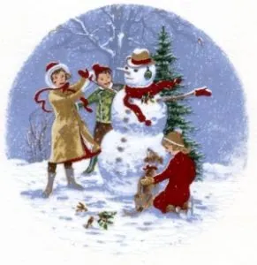 Decal - Christmas Snowman B (DL139B)