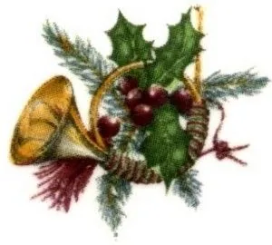 Decal - Christmas Trumpet E (DL134E)