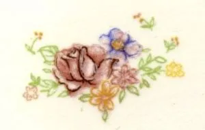 Decal - Flower, 25mm x 20mm (DL156)