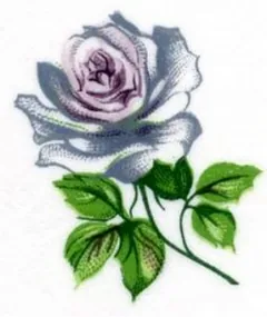 Decal - Flower Rose, 30mm long x 20mm wide (DL78)
