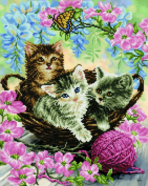 Diamond Dotz Kitty Knits Kit (DDOTZ10035)