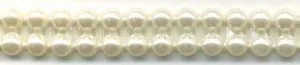 Double Row Fused Pearl Chain, 10mm Wide (C187)
