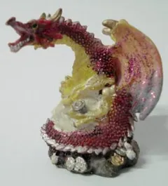 Dragon on Skull Small B, 50mm High (DRAG2C-B)