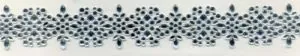 Embellished Motif Border, 320mm x 25mm (Strip) (EFB04)
