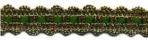 Fancy Braid Antique Gold/Green (C108 ATGGR)