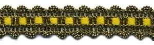 Fancy Braid Antique Gold/Yellow (C108 ATGYE)
