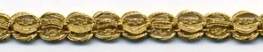 Fancy Braid - Flat Gold, 5mm Wide (C150)