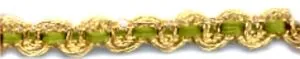 Fancy Braid Gold/Green (C44 GOLDGR)