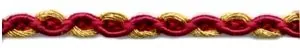 Fancy Braid Gold/Maroon (C45 GOLMRN)