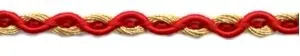 Fancy Braid Gold/Red (C45 GOLRED)