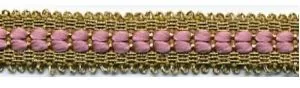 Fancy Braid Pink/Gold (C99 PKGOL)