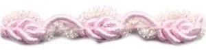 Fancy Braid Pink/White Glitter (C93 PKWH)