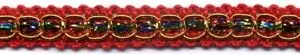 Fancy Braid Red Backing (C88 REDBAC)