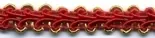 Fancy Braid Red/Gold (C136 REDGO)