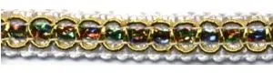 Fancy Braid White Backing (C88 WHBACK)