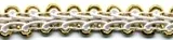 Fancy Braid White/Gold (C136 WHGOL)