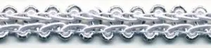 Fancy Braid White/Silver (C136 WHSIL)
