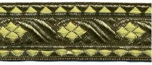 Fancy Braid Yellow/Gold (C96 YELGOL)